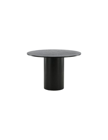 Runt matbord Bianca, Ø110 cm, Svart