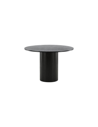 Runt matbord Bianca, Ø110 cm, Svart