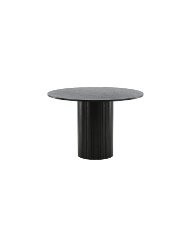 Runt matbord Bianca, Ø110 cm, Svart