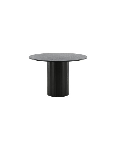 Runt matbord Bianca, Ø110 cm, Svart