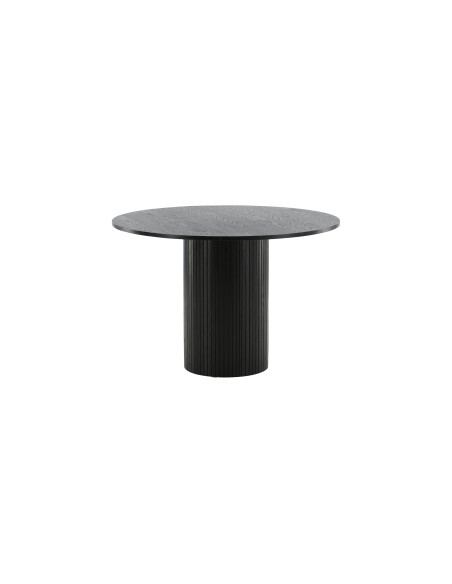 Runt matbord Bianca, Ø110 cm, Svart