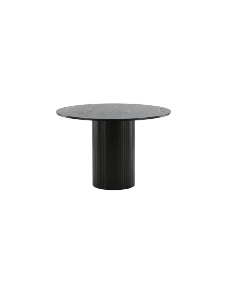 Runt matbord Bianca, Ø110 cm, Svart