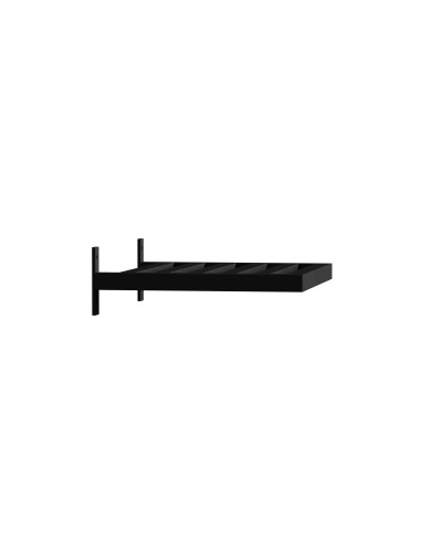 Sidobord Caen, 35 × 30 cm, Svart