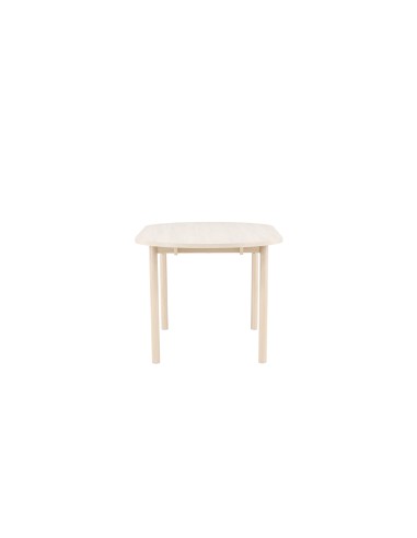 Ovalt matbord Andy, 180 × 90 cm, Vitlaserad