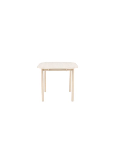 Ovalt matbord Andy, 180 × 90 cm, Vitlaserad