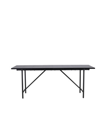 Matbord Astrid, 200 × 90 cm, Svart