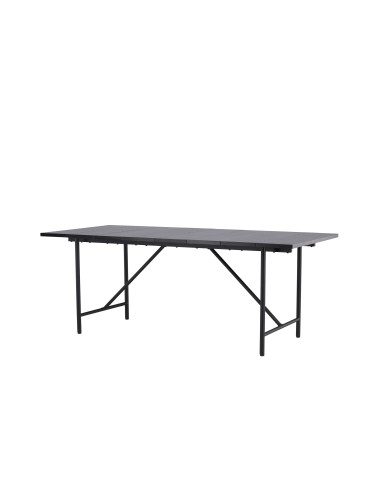 Matbord Astrid, 200 × 90 cm, Svart