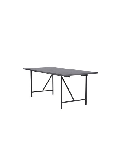 Matbord Astrid, 200 × 90 cm, Svart