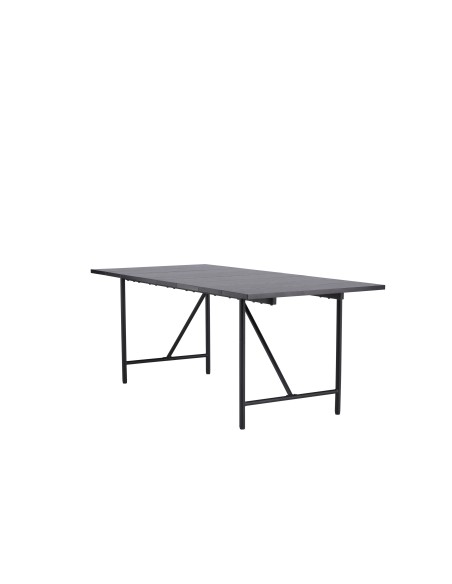 Matbord Astrid, 200 × 90 cm, Svart