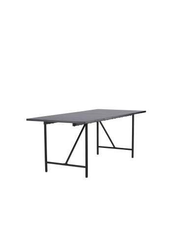 Matbord Astrid, 200 × 90 cm, Svart