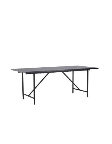 Matbord Astrid, 200 × 90 cm, Svart