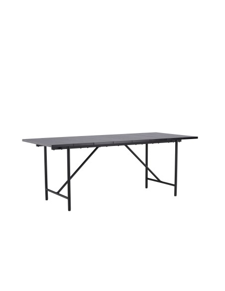 Matbord Astrid, 200 × 90 cm, Svart