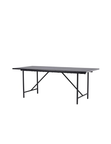 Matbord Astrid, 200 × 90 cm, Svart