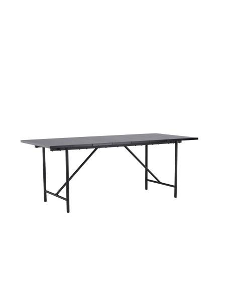 Matbord Astrid, 200 × 90 cm, Svart