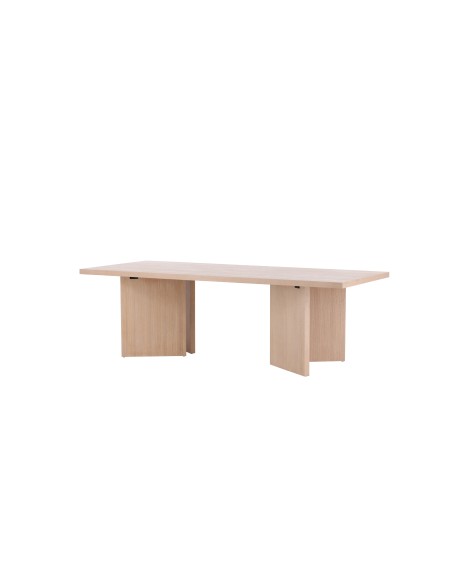 Matbord Bassholmen, 240 × 100 cm, Vitlaserad