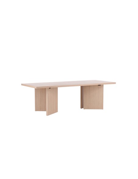Matbord Bassholmen, 240 × 100 cm, Vitlaserad