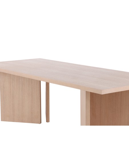 Matbord Bassholmen, 240 × 100 cm, Vitlaserad
