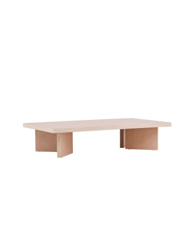Soffbord Bassholmen, 140 × 80 cm, Vitlaserad