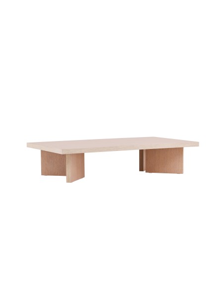 Soffbord Bassholmen, 140 × 80 cm, Vitlaserad