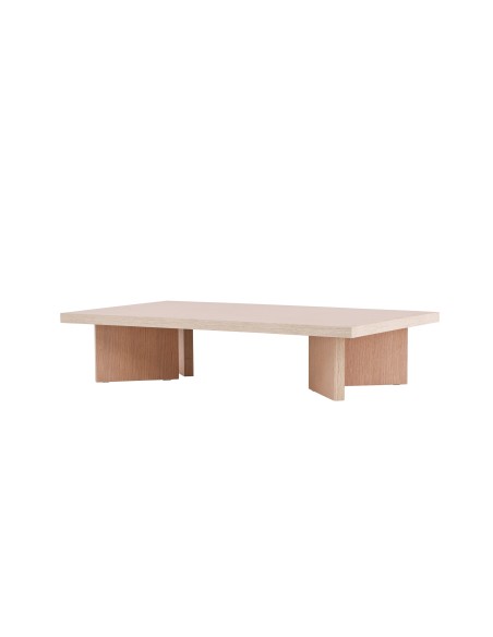 Soffbord Bassholmen, 140 × 80 cm, Vitlaserad