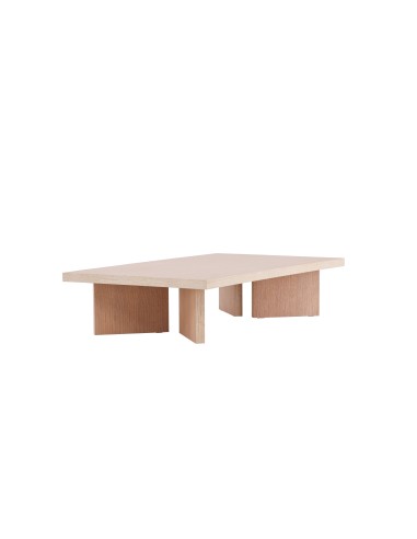 Soffbord Bassholmen, 140 × 80 cm, Vitlaserad