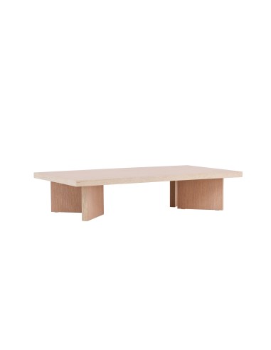 Soffbord Bassholmen, 140 × 80 cm, Vitlaserad