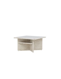 Soffbord Ålesund Sidobord, 75 × 75 cm, Beige 2