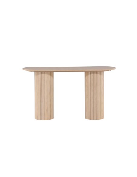 Sidobord Bianca Console Table Bord, 130 × 40 cm, Vitlaserad
