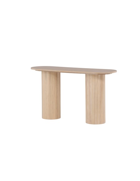 Sidobord Bianca Console Table Bord, 130 × 40 cm, Vitlaserad