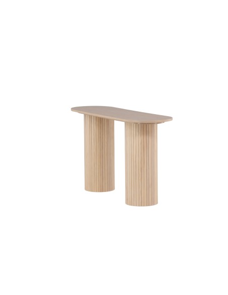 Sidobord Bianca Console Table Bord, 130 × 40 cm, Vitlaserad