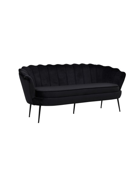 3-sitssoffa Calais 3-Sits, Svart