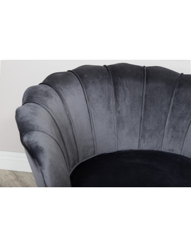 Fåtölj Calais, 83 × 77 cm, Dark Grey