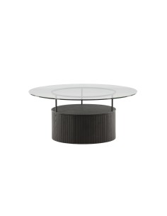 Runt soffbord Bovall, Ø90 cm, Svart 2