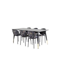 Matgrupp Dipp med Vault matstolar, 180 × 90 cm 2