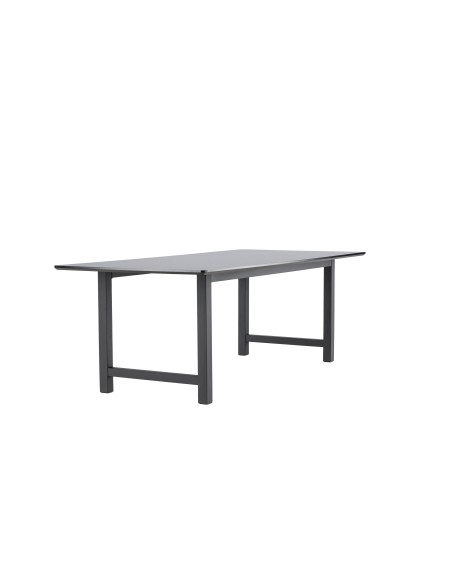 Matbord Count, 220 × 100 cm, Svart