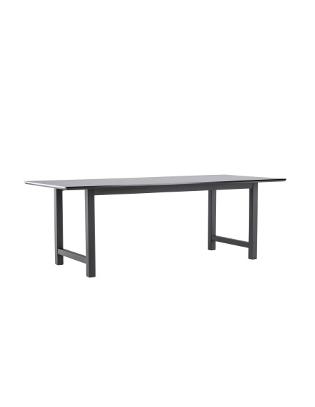 Matbord Count, 220 × 100 cm, Svart