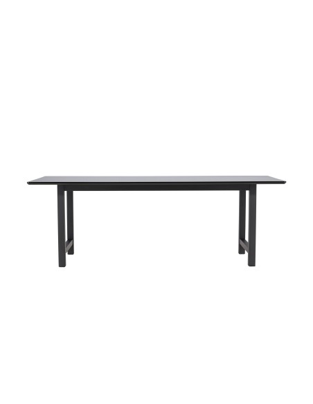 Matbord Count, 220 × 100 cm, Svart
