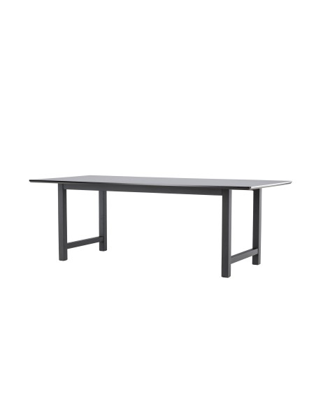 Matbord Count, 220 × 100 cm, Svart