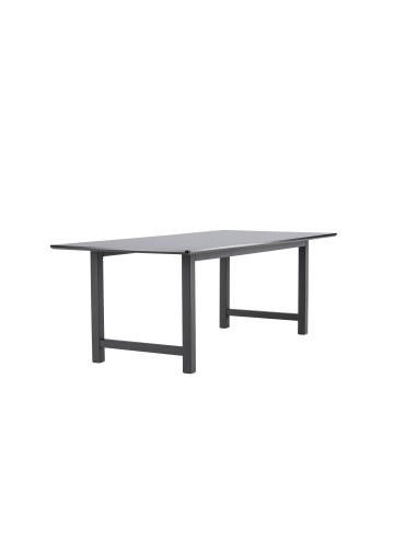 Matbord Count, 220 × 100 cm, Svart