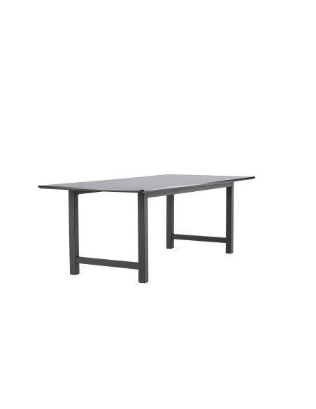 Matbord Count, 220 × 100 cm, Svart
