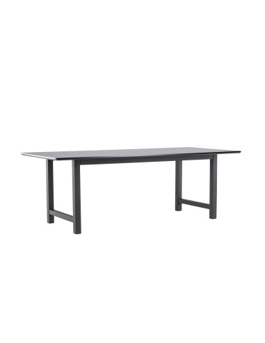 Matbord Count, 220 × 100 cm, Svart
