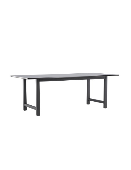 Matbord Count, 220 × 100 cm, Svart