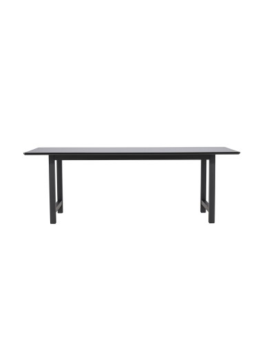 Matbord Count, 220 × 100 cm, Svart