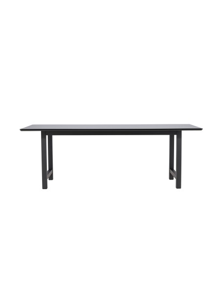 Matbord Count, 220 × 100 cm, Svart