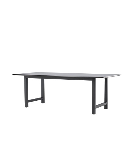 Matbord Count, 220 × 100 cm, Svart