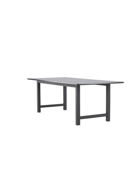 Matbord Count, 220 × 100 cm, Svart