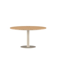 Runt matbord Croft, Ø120 cm, Beige