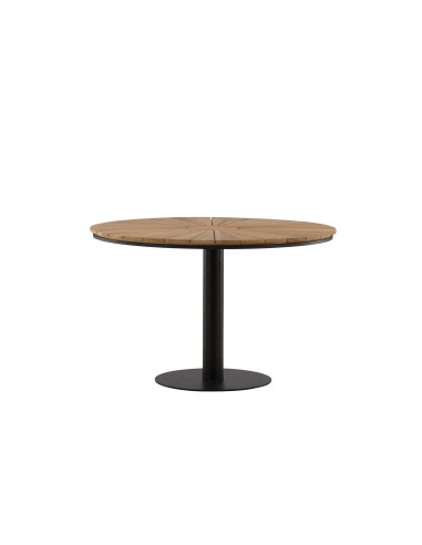 Runt matbord Croft, Ø120 cm, Svart