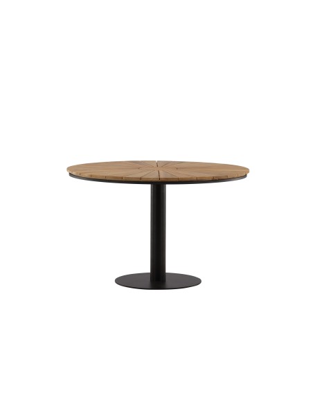 Runt matbord Croft, Ø120 cm, Svart