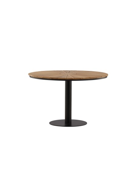 Runt matbord Croft, Ø120 cm, Svart